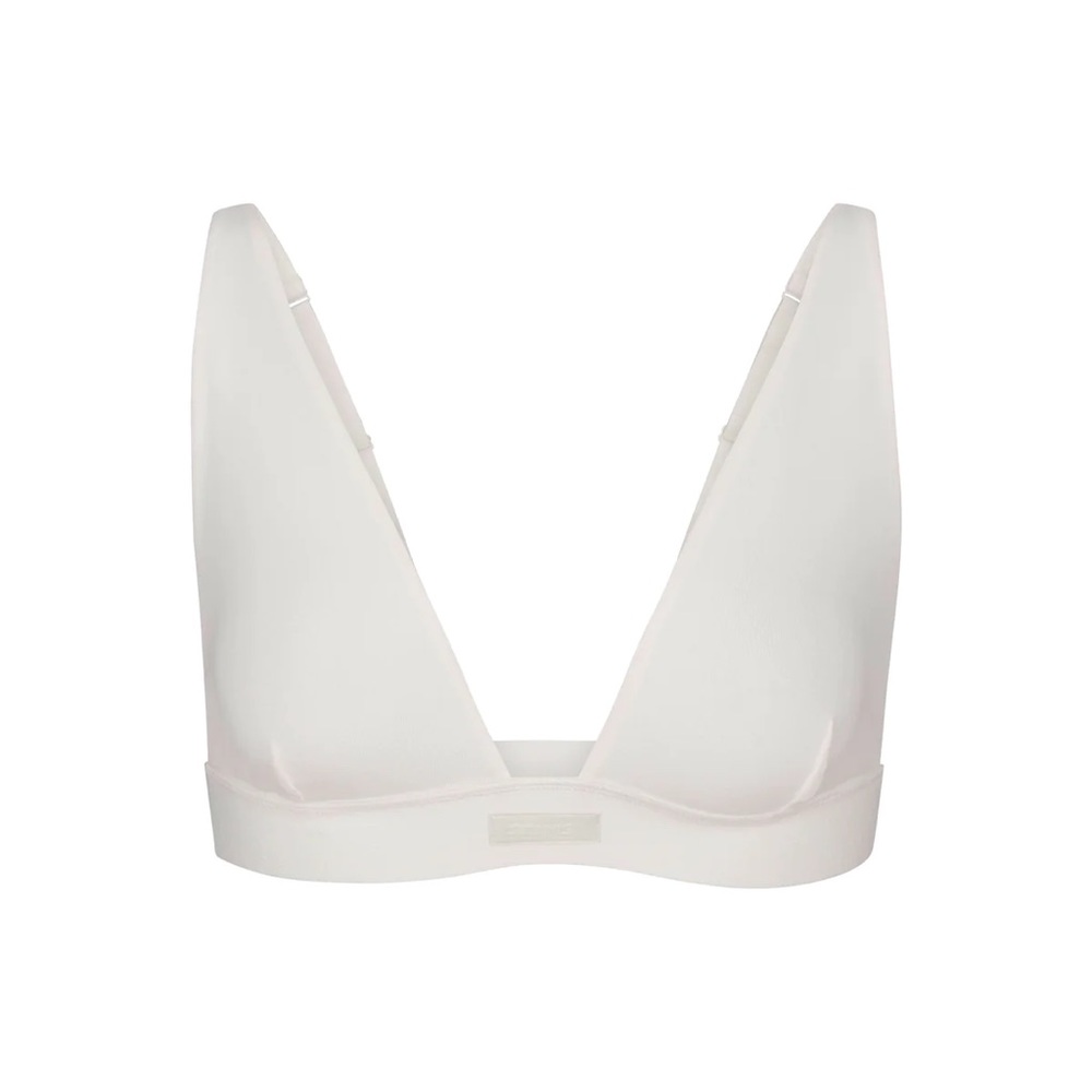 Skims Cotton Jersey Plunge Bralette NWT